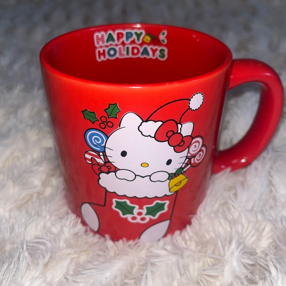 💕New Sanrio Hello Kitty Red Christmas Mug 💕